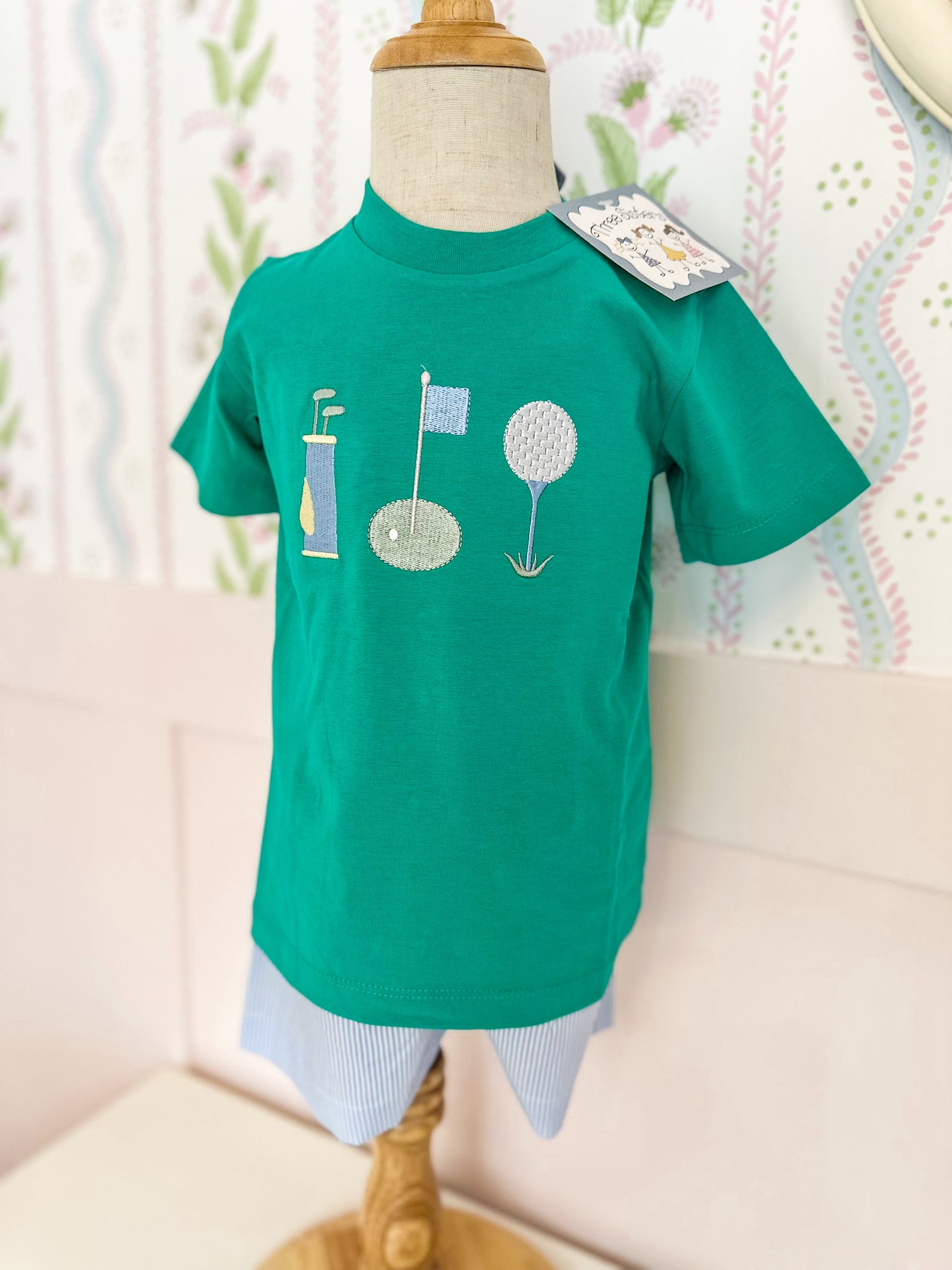 TS • boys golf short set