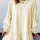 Beige Double Ruffle Dress LT