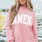 WWJD/AMEN Reversible Mock Neck Sweatshirt RTS