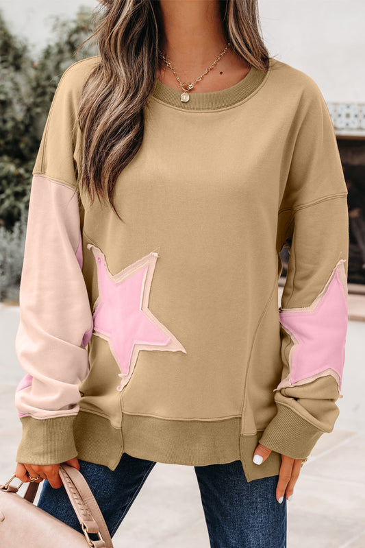 Women's - Sage Star Patch Sweatshirt - C&C