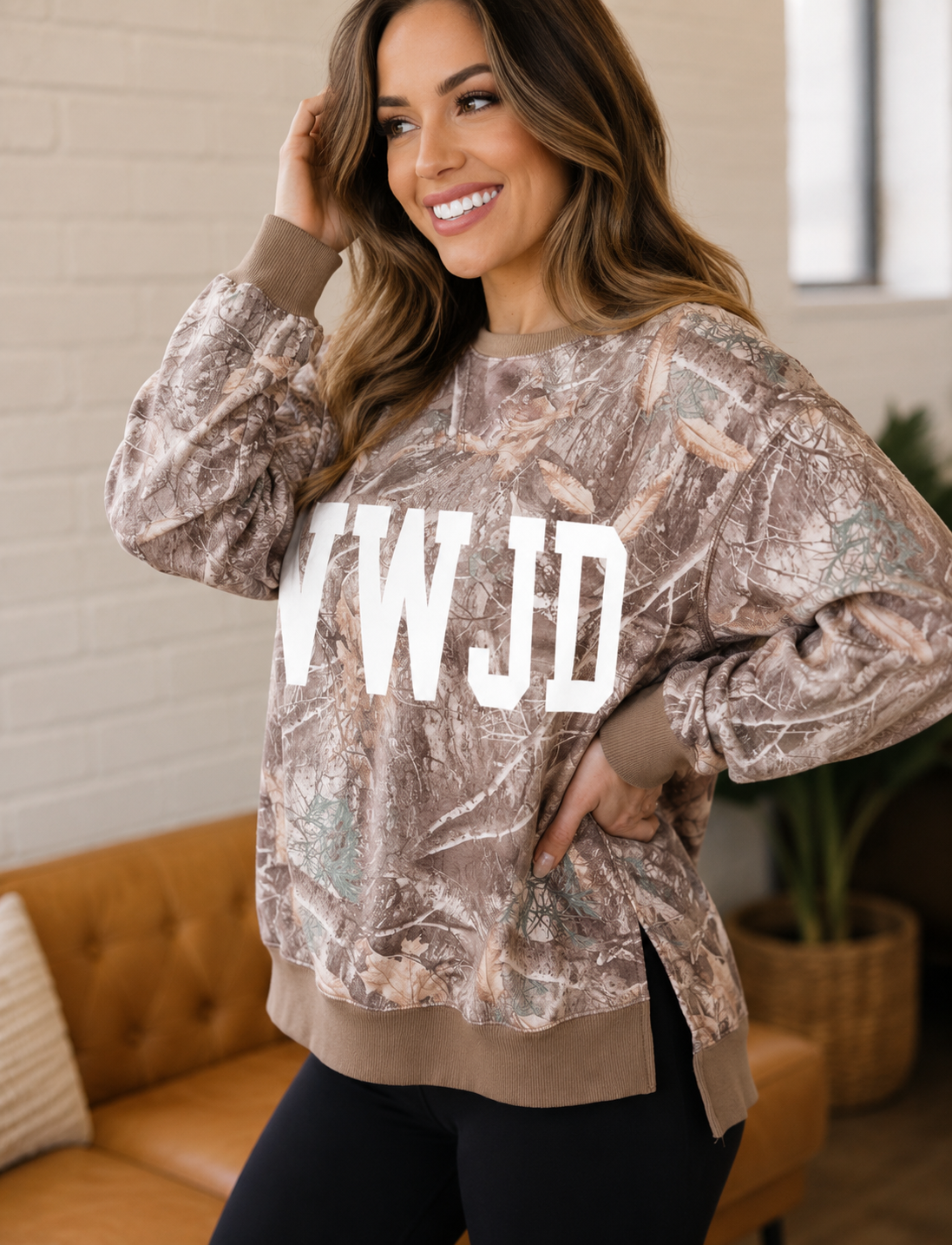 WWJD Slit Sweatshirt RTS