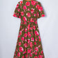 Green Floral Maxi Dress RTS