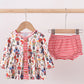 Christmas 2025 • Girls red nutcracker bloomer set