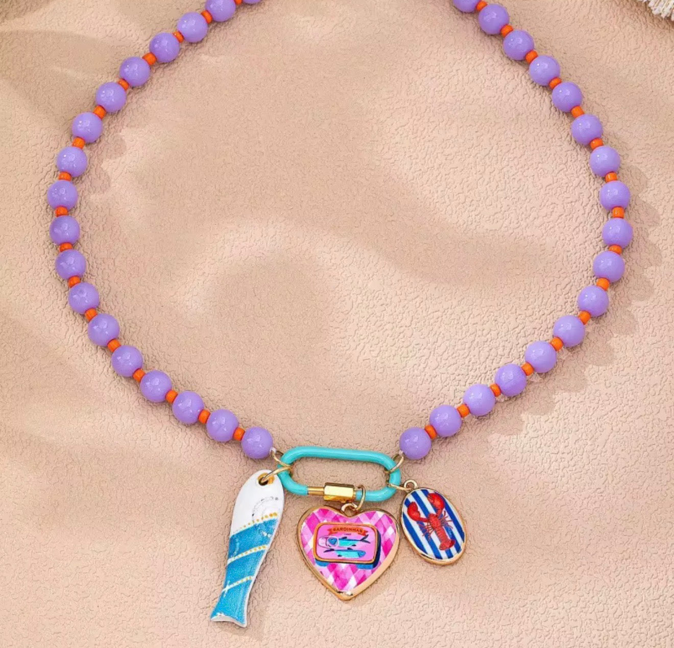 Charm Coastal Beach Necklace RTS