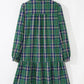 Green Plaid Frilly Dress RTS
