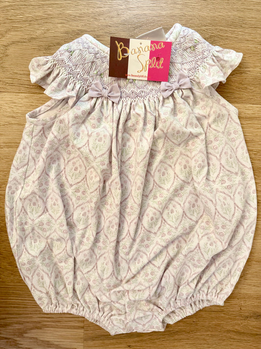 Bs26 • girls spring meadow smocked geo bubble (271)