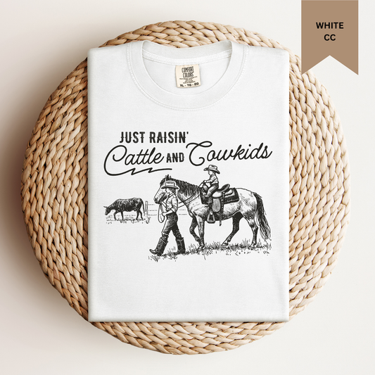 Raisin’ Cattle and Cowkids Tee.