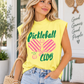 Yellow Pickleball Club Game Day Top RTS