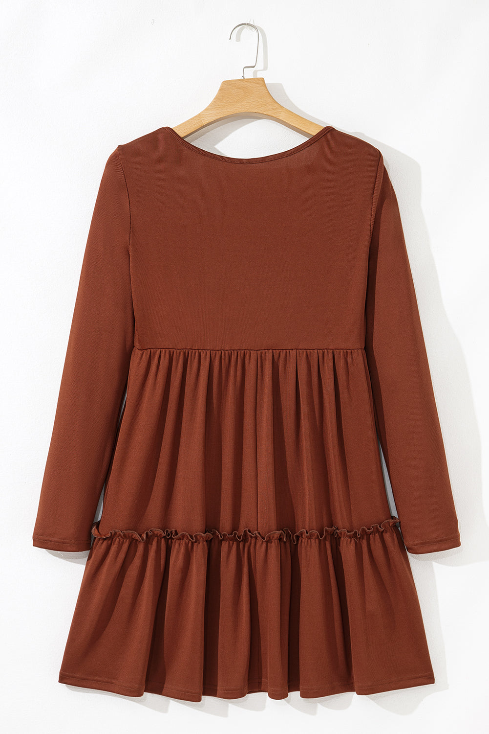 Chestnut Ribbed Dress July.