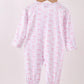 Bamboo • white/pink bow zippy