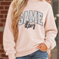 Pink Polka Dot Game Day Sweatshirt RTS