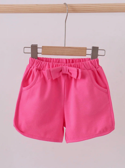 HD26 • girls hot pink shorts