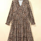 Brown Leopard Plus Dress