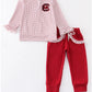 Girls Carolina Gamecocks embroidery Set