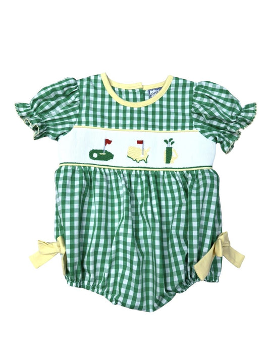 TS26 • girls smocked masters bubble