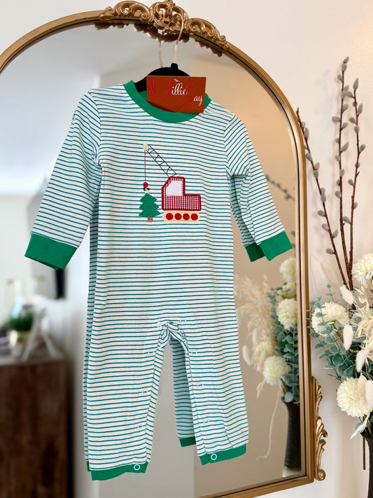 MJ25• Bringing Home The Tree Romper