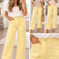 Scalloped-Patch Jeans RTS