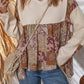 Beige Paisley Ethnic Print Top LT