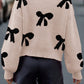 Pearl Bow Sweater *TWO COLORS* LT
