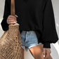 Textured V Neck Top LT
