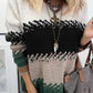 Black Colorblock Sweater LT