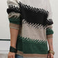 Black Colorblock Sweater LT