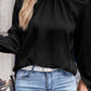 Black Frilled Blouse LT