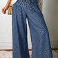 Blue Polka Dot Wide Jeans RTS