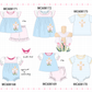 PO101 Blue easter cross floral embroidery collection