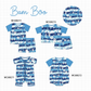 PO101 Blue marine creature bamboo collection