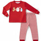 Christmas 2025 • boys red Santa cookies & milk jogger set