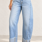 Raw Hem Ankle-Length Jeans RTS