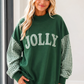 Gingham Plaid Oversized Pullover RTS