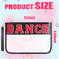 Chenille Letter Dance Bag RTS