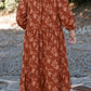 Cinnamon Plus Size Floral Dress LT