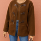 Coffee Button Coat LT