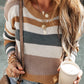 Colorblock Knit Sweater LT