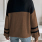 Colorblock knit Striped Sweater LT