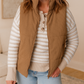 Corduroy Puffer Vest LT