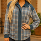 Corduroy Zip/Snap Button Jacket LT