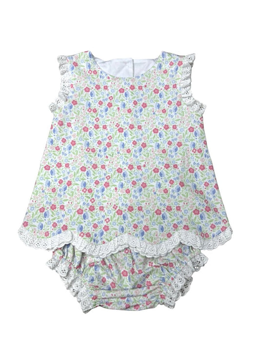TS26 • Girls in full bloom bloomer set