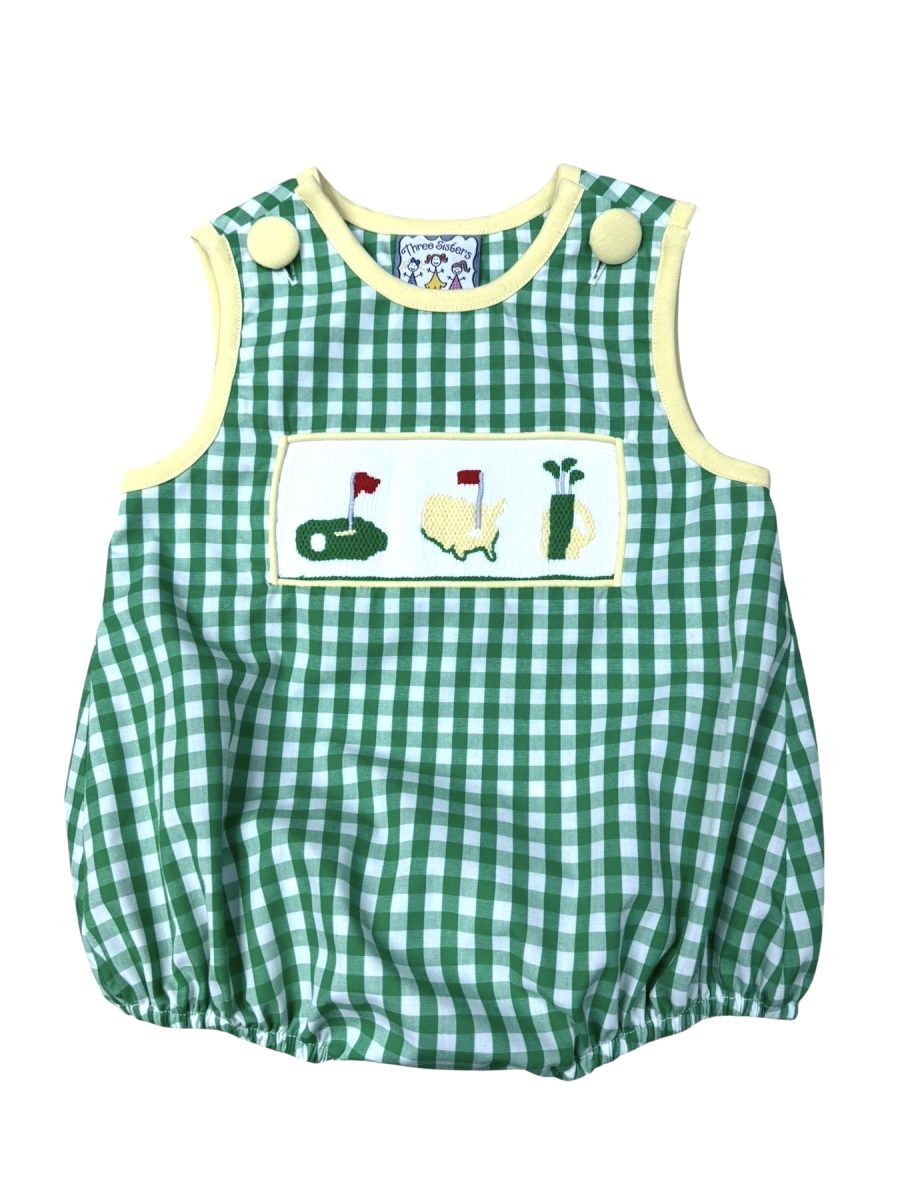 TS26 • boys smocked masters bubble