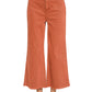 Cropped Frayed Hem Straight Jeans Zenana RTS