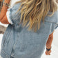Denim Flap Pocket Vest LT