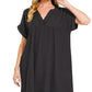 Zenana Double Gauze Raw Edge Dress RTS