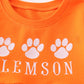 Girls Clemson embroidery dress