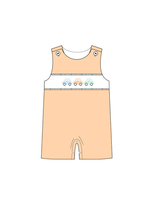 Boys Embroidery car romper