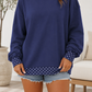 Polka Dot Trim Sweatshirt RTS