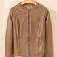 Faux Leather Fall Jacket *MULTIPLE COLORS* LT