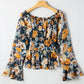 Floral Off Shoulder Bell Top LT